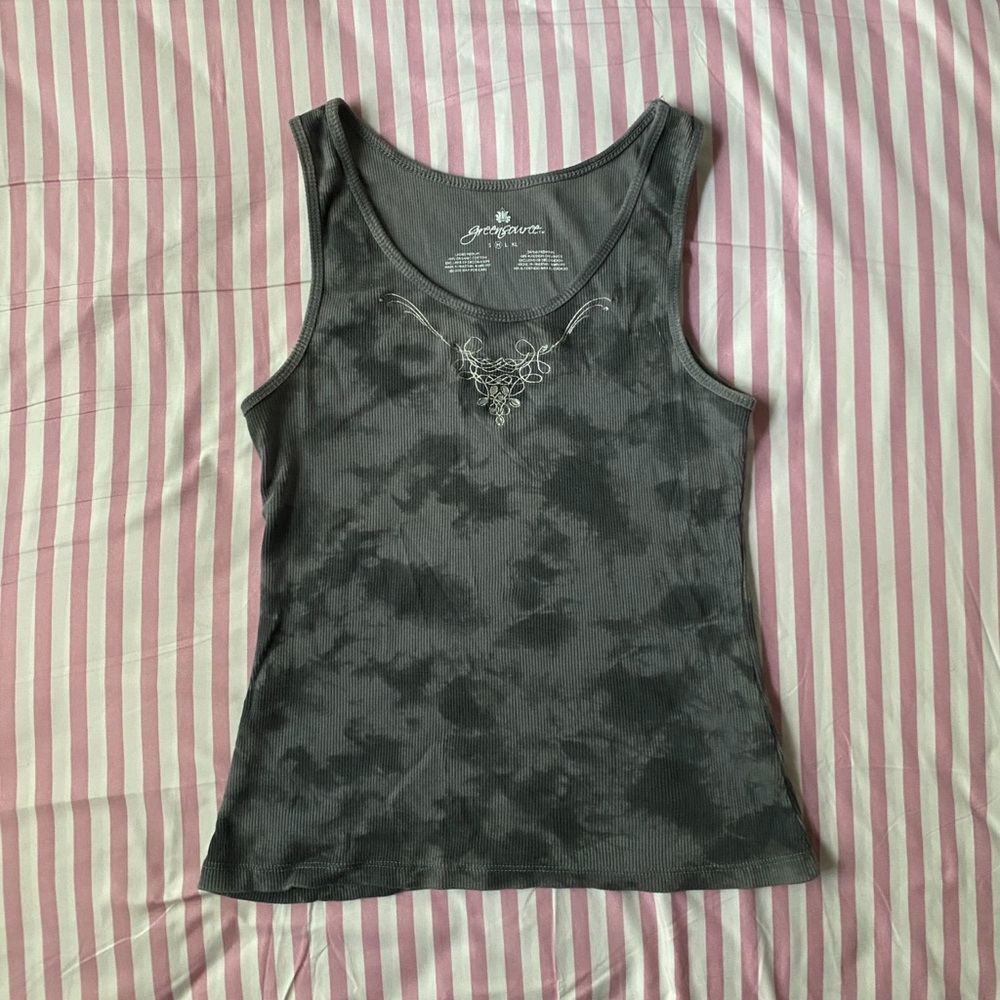 Y2K Grey Tank Top
